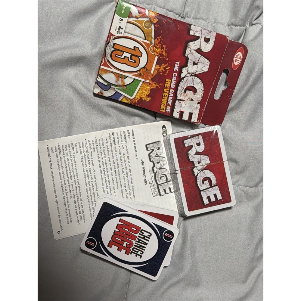 Rage The Card Game of Revenge - 2013 Fundex Games (Complete)